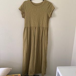 Green/Olive Midi Dress